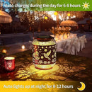 2 Pack Solar Lanterns Outdoor Waterproof Hummingbird Garden Decor Birthday Gifts for Women Mom Grandma Hanging Solar Lights Metal Decoration Outside for Yard, Patio, Backyard, Porch, Pathway by GreenHaven Gardens