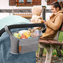 Accmor Universal Stroller Organizer with Detachable Phone Bag, Stroller Bag Caddy Organizer Stroller Accessories for Uppababy, Baby Jogger, Nuna, Doona, Britax Strollers by TinyTreasures Baby Boutique