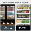 COTLIN 12.45 Cu.Ft Back Bar Beverage Cooler with Low-E Glass Auto Defrost – 3 Door Commercial Under Counter Fridge for Beer, Soda, Wine– Triple Fan Cooling, ETL NSF Approved by CozyNest Decor