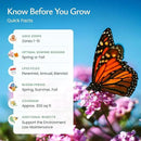 Created By Nature Hummingbird & Butterfly Wildflower Seed Mix, 18 Varieties, 60,000 Wildflower Seeds by GreenHaven Gardens
