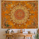 Lunerfex Floral Mandala Tapestry Boho Tapestry for Bedroom Brown Tapestries Wall Hanging Living Room Wall Art and Home Decor 70x90 by CozyNest Decor