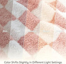 Joiedomi Throw Blanket for Couch, Pink White Checkered Knitted Blankets Gifts for Women Mom Girls, Cozy Cute Soft Throw Home Room Decor Aesthetic Women Mothers Birthday Gifts 50x70 Inches by CozyNest Decor