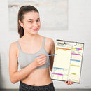 Daily planner notepad - Undated Daily Planner 52 Sheets 8.5" X 11" Daily for To-Do Lists, Habit Tracking, Academic Scheduling, and Productivity Goals - Perfect for Work, Home, and Office Organization| Rainbows by CozyNest Decor
