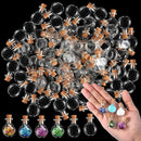 Zhehao 100 Pcs 2 ml Mini Glass Bottles Jars with Cork Stoppers Small Wishing Bottle Tiny Jars with Cork Mini Potion Bottles Clear Drifting Bottle for Wedding Birthday Party DIY Crafts Supplies by CozyNest Decor