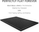 Silicone Drip Mat - 1/2 Inch Thick, Heat-Resistant and Food Safe - Counter Top, Coffee Bar or Restaurant - Drying Mat for Glasses - 18x12 Inches by CozyNest Decor