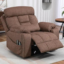 Oversized Lazy Boy Recliner Chair, 4 Motor Recliner with Power Headrest and Lumbar, Nursing Lift Chair with Vibrating Massage and Heated Seat by CozyNest Decor