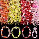Assorted 180-240PCS Acrylic Beads For Bracelet Making, Flower Bow Butterfly Candy Gummy Bear Kawaii Aesthetic Bracelet Charms,Cute Beads For Jewelry Making DIY Necklace Keychain Phone Charm by TinyTreasures Baby Boutique