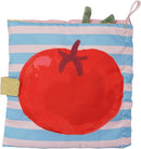 Manhattan Toy Mini-Apple Farm Soft Activity Crinkle Book for Baby & Toddler with Discovery Mirror and Textured Teether Multicolor by TinyTreasures Baby Boutique