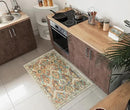 Keen Home Design 2x3 Rug - Machine Washable Entry Rug with Non-Slip Backing, Ideal for Enteryway, Kitchen, Bathroom, Laundry Room - Vintage, Easy Clean, Durable, Low Pile Rug - (2' x 3') by CozyNest Decor