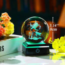 Qianwei Sea Turtle Gifts for Women 3D Crystal Ball 3.14'' - Laser Sea Turtle Decor Glass Animals Turtle Figurines Statue Stuff for Room Decorations Turtles Night Light by GreenHaven Gardens