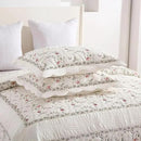 MarCielo 3-Piece 100% Cotton Oversized Bedspread Lightweight Quilt Coverlet Embroidery Farmhouse Bedding Set (TC Soft White,Oversized Queen (100"x106")) by CozyNest Decor