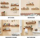 Heimlove 24 Inch Nursery Floating Shelves, Nursery Book Shelves for Wall, Wall Bookshelf for Kids Solid Wood Wall Mounted Shelves for Books,Toys and Decor Storage, Set of 2 by TinyTreasures Baby Boutique
