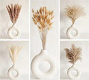 Natural Dried Pampas Grass Decor, 110 PCS Pampas Grass Contains White Bunny Tails Dried Flowers, Artificial Flowers for Bathroom Decor, Bathroom Wall Decor, Office Decor and Baby Shower Decorations by CozyNest Decor