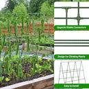 Cucumber Trellis for Garden, 45 x 53 Inches A Frame Outdoor Greenhouse Trellis with 46 Gallon Fabric Raised Bed, Climbing Net and Plant Support Clips for Climbing Plants by GreenHaven Gardens