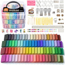 Shuttle Art 82 Colors Polymer Clay Kit with 19 Clay Tools, 16 Kinds of Accessories, Non-Toxic, Non-Sticky, Ideal DIY Art Craft Gift for Kids Adults by TinyTreasures Baby Boutique