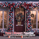 300 LED Christmas Lights Outdoor - 99ft Extra Long Christmas String Lights 8 Modes Plug in Waterproof Fairy Lights with Timer Memory for Indoor Outside Bedroom Home Party Decoration, Red&White by GreenHaven Gardens