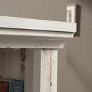Sauder 3 Tier Book Shelf Wooden Bookcase Multipurpose Bookshelf for Home Office, Living Room, in White Plank by CozyNest Decor