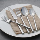 Alata Potter 65-Piece Forged Silverware Set, Service for 12 – Premium Stainless Steel Flatware Set, Modern Design with Satin Finish, Ideal for Home, Kitchen, Party, Camping by CozyNest Decor