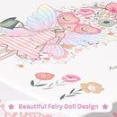 Jewelkeeper Girls Musical Jewelry Box - Durable Pine Fiberboard with Pink Lining - Kids Jewelry Box - The Beautiful Dreamer Tune - Gifts for Girls - Fairy Jewellery Box - 6x4x3.5in by TinyTreasures Baby Boutique