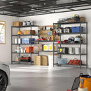 5 Tier Storage Shelves 71"H Wire Shelving Adjustable Metal Shelving,1000LBS Pantry Shelves Sturdy Steel Wire Shelf for Kitchen Commercial Pantry Garage Warehouse ,71"H X35.5"W X13.8"D, Black by CozyNest Decor