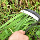 Kana Hoe 217 Japanese Garden Tool - Hand Hoe/Sickle is Perfect for Weeding and Cultivating,Solid Wood Handle for Gardening Tools by GreenHaven Gardens