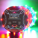 TOSY Flying Ring - 16 Million Color RGB or 12 LEDs, Super Bright, Lost Mode, Auto Light Up, Camping Essentials for Kids/Teens/Boy/Girl, Safe & Soft, Waterproof, Pool/Beach Games, Lightweight Toy by TinyTreasures Baby Boutique