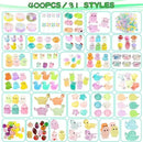 400pcs Luminous Mini Resin Animal in The Dark Tiny Miniature Figures Ornament Duck Frog Mushroom Owl Dog Rabbit Crab Dolphin Shell Fairy Garden Accessories Aquarium Landscape Bonsai Decor by GreenHaven Gardens