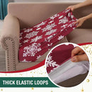 H.VERSAILTEX Christmas Sofa Slipcover Fleece Stretch Couch Cushion Cover Furniture Protector Seat Cushion Snowflakes Sofa Cover for Christmas (1 Piece Armchair Cushion Covers, Snowflakes) by CozyNest Decor