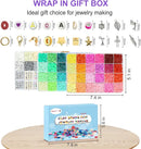 Redtwo 10000 Pcs Clay Beads Bracelet Making Kit, 3 Boxes 60 Colors Flat Preppy Beads for Friendship Bracelet Kit, Polymer Heishi Beads with Charms for Jewelry Making, Crafts Gifts for Teen Girls by TinyTreasures Baby Boutique