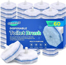 Cecailin® 60pcs Disposable Toilet Brush. Bathroom Cleaning. Disposable Bowl Cleaners Compatible with Most Toilet Brushes by CozyNest Decor