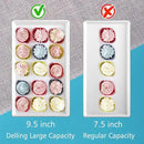 Delling Large Serving Platter, 16" x 9.5" Large Serving Tray, White Rectangular Porcelain Platters for Serving Food, Serving Trays for Party, Entertaining, Appetizer, Charcuterie, Snack - Set of 3 by CozyNest Decor