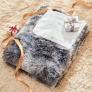 GONAAP Fuzzy Faux Fur Throw Blanket Tie-dye Marble Black Super Soft Cozy Plush Fuzzy Shaggy Blanket for Couch Sofa Bed (Tie-dye Marble Black, Throw(50"x60")) by CozyNest Decor