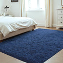 4x6 Area Rug for Living Room: Fluffy Shag Soft Washable Rugs Fuzzy Plush Indoor Carpet for Bedroom Nursery Playroom Dorm Kids Girls Boys Room (Navy Blue, 4'x6') by TinyTreasures Baby Boutique