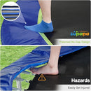 Zupapa Trampolines No-Gap Design 1500 LBS Weight Capacity 16 15 14 12 10 8FT for Kids Children with Safety Enclosure Net Outdoor Backyards Large Recreational Trampoline by TinyTreasures Baby Boutique