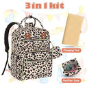 Baby Diaper Bag Backpack Travel Diaper Bags for Baby Girl Boy Large Capacity Baby Bag Backpack for Women Leopard Print by TinyTreasures Baby Boutique