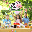 WERNNSAI Dairy Cow Piñata - Farm Animal Party Game Cow Pinata for Girls Birthday Party Decorations Kids Happy Party Favor Supplies with Bat Blindfold, Farm Theme Candy Toys Filler by TinyTreasures Baby Boutique
