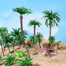 48 Pcs Plastic Model Tree Layout Rainforest Train Palm Tree Model Coconut Palms for Outdoor Garden Decoration by GreenHaven Gardens