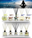 LOVSPA Reed Diffuser Set, Lavender Vanilla Scented Oil Diffuser with Sticks, Home Fragrance Accessories for Bathroom Shelf Decor, Aroma Diffusers for Home or Office Desk, USA Made by CozyNest Decor