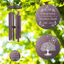 ASTARIN Memorial Wind Chimes Personalized, Bereavement Condolence Gifts for Loss of Mother Husband Wife, Customized Wind Chimes for Outside Deep Tone(Produced in USA) by CozyNest Decor