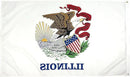 FlagSource Illinois Nylon State Flag, Made in the USA, 4x6' by GreenHaven Gardens