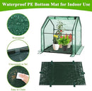 U'Artlines Portable Mini Greenhouse Small Green House with Waterproof Pad 36x18x33 Inch Plant Cover Tent for Garden Small Plants Indoor Outdoor, Green PE by GreenHaven Gardens