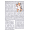 Lillefolk Baby Play Mat for Floor – 4x6ft Gray | Soft Non Toxic Premium EVA Foam Tiles for Tummy Time, Crawling & Playroom – Waterproof Interlocking Floor Mat for Babies & Toddlers (6 Tiles) by TinyTreasures Baby Boutique
