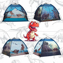 Dinosaur Kids Play Tent-61”x61”x45”Realistic Dinosaur Kids Tent Indoor & Outdoor, Pop Up Play House for Kid, Boys & Girls Age 3-12 by TinyTreasures Baby Boutique