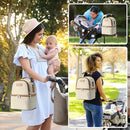 Breastmilk Cooler Bag with Ice Pack & Mat Fit 6 Bottles Up to 9 Ounce, Baby Bottle Cooler Bag for Moms, Daycare & Travel, Black by TinyTreasures Baby Boutique