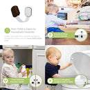 Baby Proofing Child Safety Locks (2 Pack) by Skyla Homes - The Safest, Quickest and Easiest 3M Adhesive Cabinet Latches, No Screws & Magnets, Multi-Purpose for Furniture, Kitchen, Ovens, Toilet Seats by TinyTreasures Baby Boutique