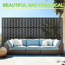 Outdoor Privacy Screen,72" H×47" W Metal Privacy Screen, Freestanding Privacy Fence Panels for Patio by GreenHaven Gardens