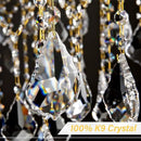 Modern Crystal Chandeliers, Gold Candle Chandelier -Luxury Chandelier Lighting Fixtures for Dining Room, Foyer, Staircase Hallway Living Room Entryway, 10 Lights by CozyNest Decor