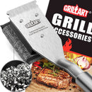 GRILLART Grill Brush Bristle Free Replacement Head - 2PCS by GreenHaven Gardens