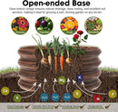 2x2x1ft Round Galvanized Raised Garden Bed Outdoor Metal Planter Box Raised Beds for Gardening,Vegetables,Fruits,Flowers & Herbs (Brown) by GreenHaven Gardens