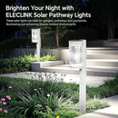 Solar Pathway Lights Outdoor, 6 Pack Upgraded Outdoor Solar Lights for Outside Super Bright Up to 12Hrs, IP65 Waterproof Solar Garden Lights for Yard Landscape Path Walkway Decoration(Cool White) by CozyNest Decor